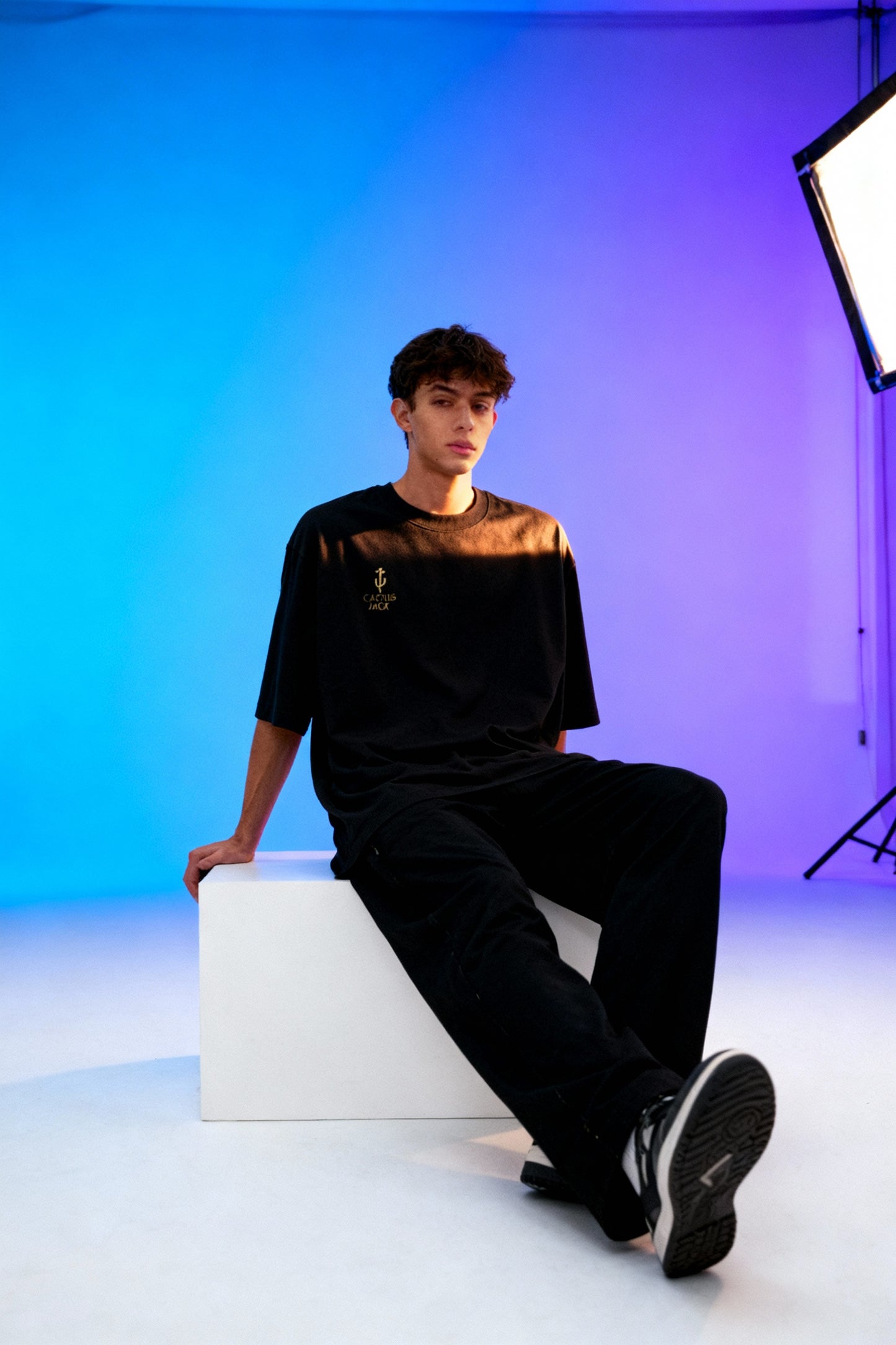 Cactus Jack Cowboy Logo Tee – Minimal Western Edition