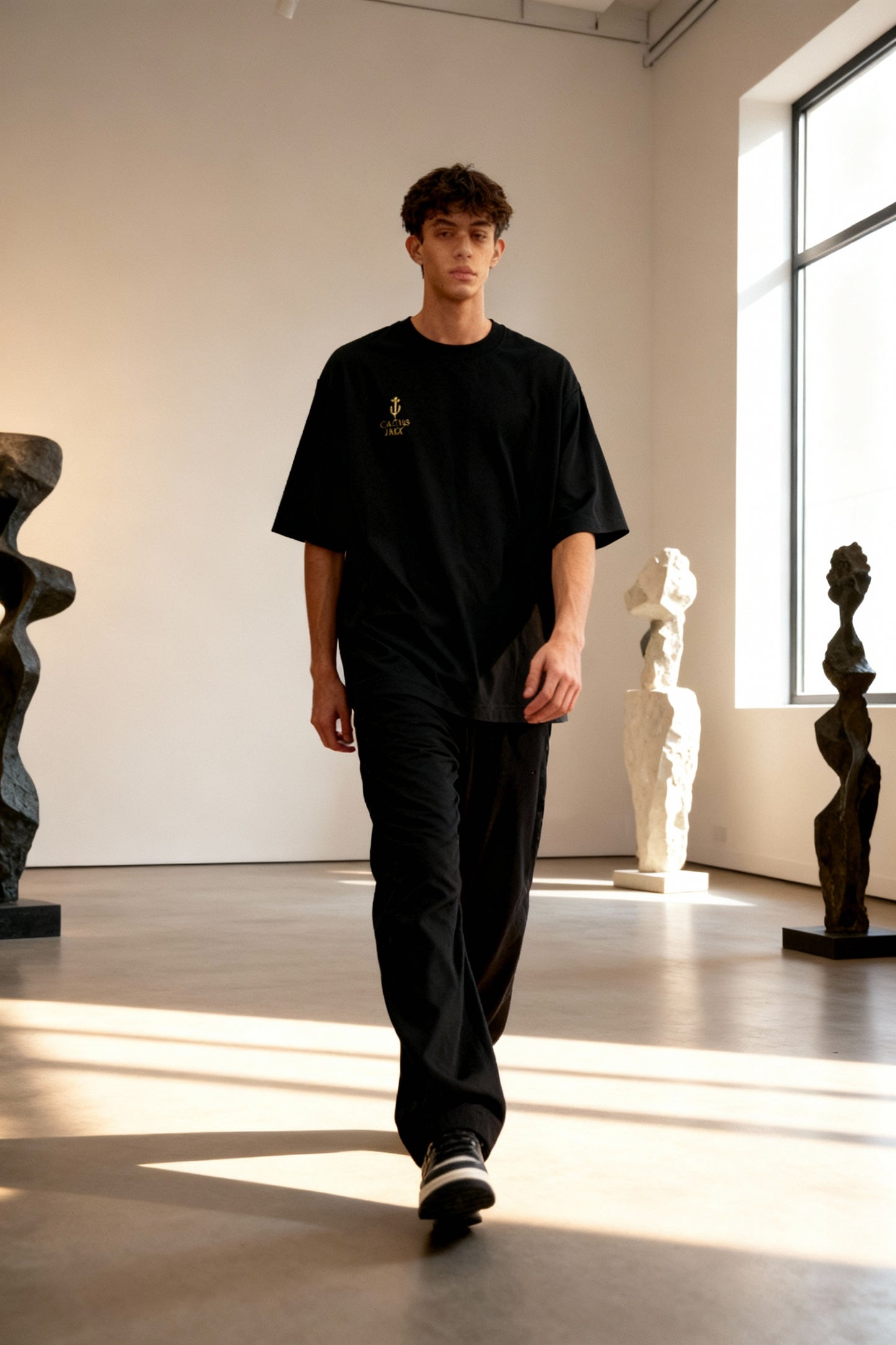 Cactus Jack Cowboy Logo Tee – Minimal Western Edition