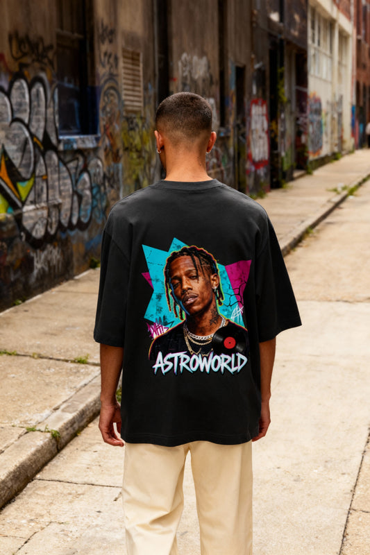 Astroworld Graphic Tee – Retro Hip-Hop Streetwear Shirt
