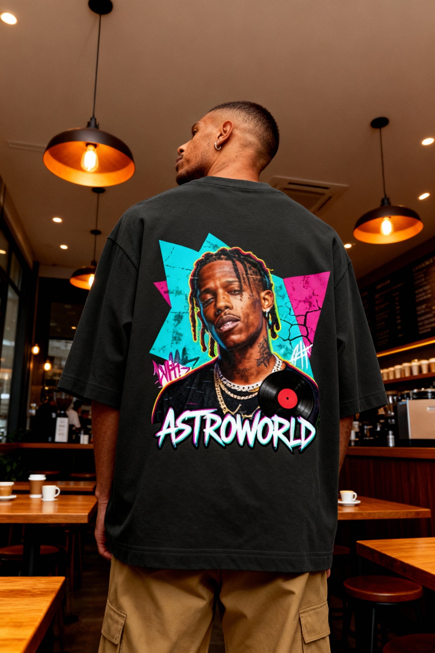 Astroworld Graphic Tee – Retro Hip-Hop Streetwear Shirt